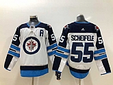 Winnipeg Jets #55 Mark Scheifele White Adidas Stitched Jersey,baseball caps,new era cap wholesale,wholesale hats